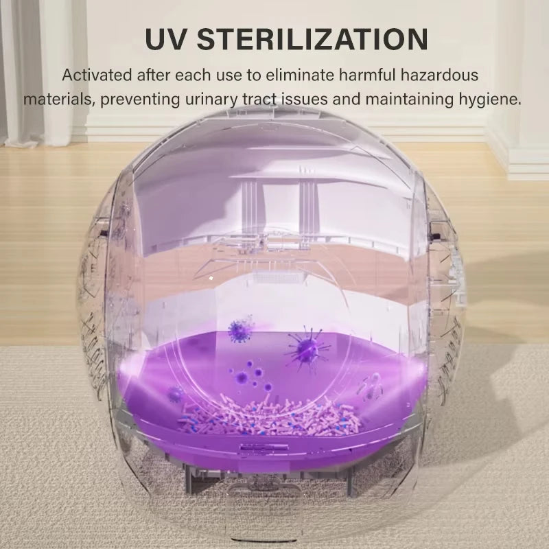 New Design Upgraded 2Nd Generation Extra Large Automatic Cat Toilet Box App Control Intelligent Smart Self Cleaning Litter Box