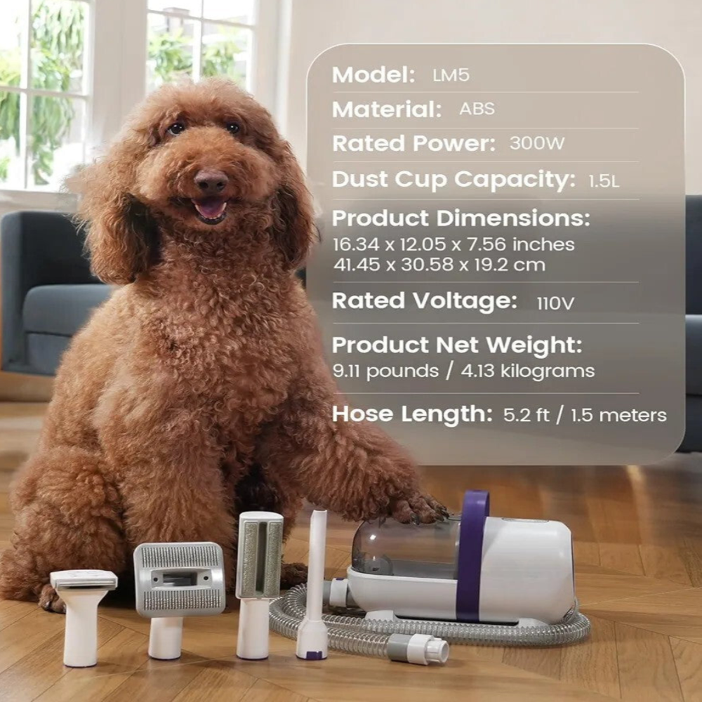 The Ultimate Dog Grooming Vacuum Kit