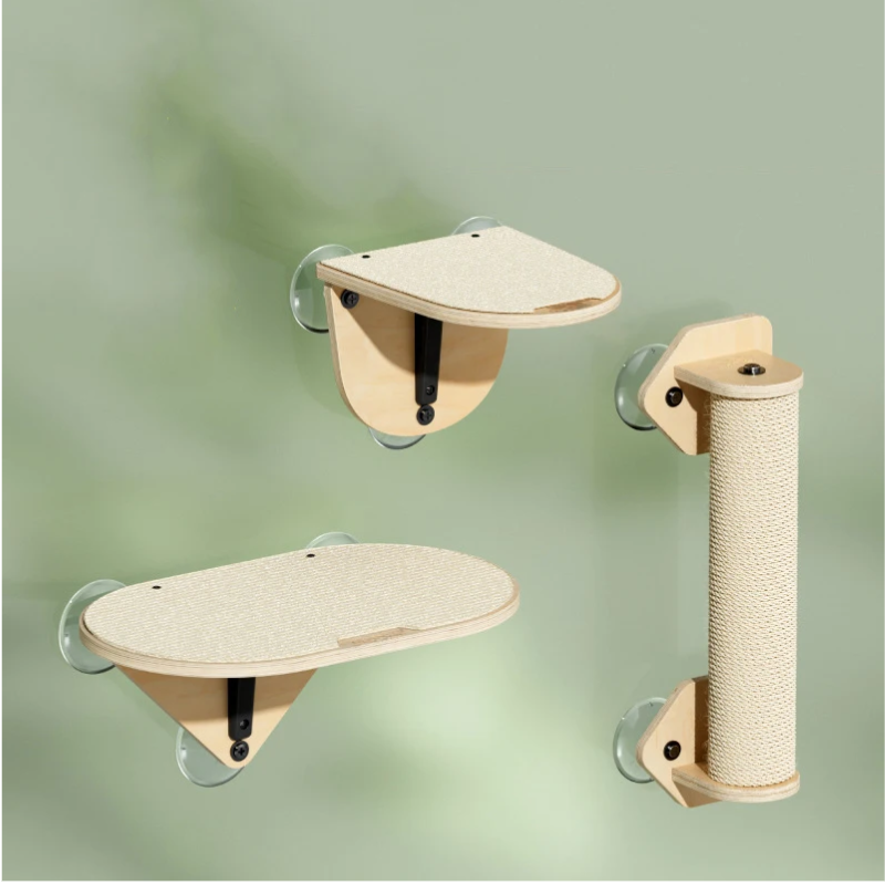 Window Cat Hammock & Scratcher with Suction Cups