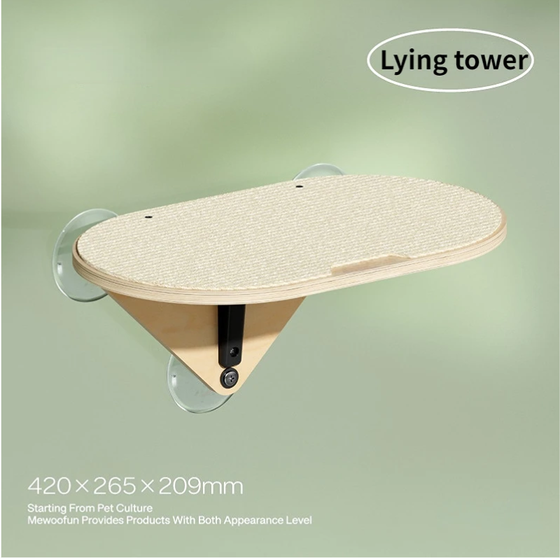 Window Cat Hammock & Scratcher with Suction Cups